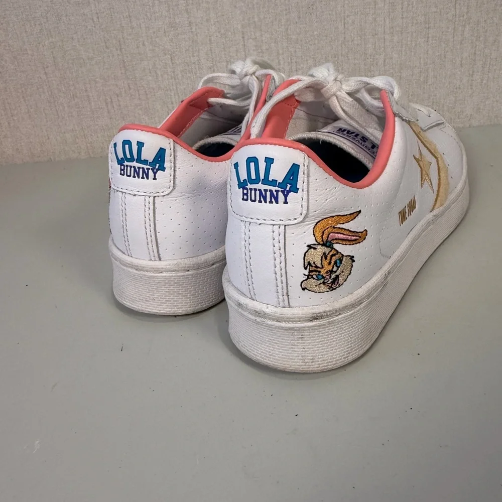Space Jam x Converse Pro Leather Low LOLA BUNNY Sneakers 172481C women’s size‎ 8 - Picture 3 of 13
